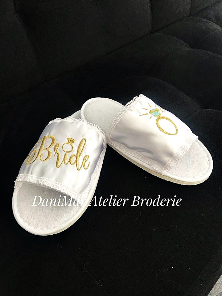 Papuci mireasa personalizati - DaniMar