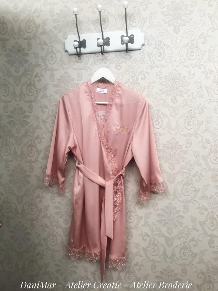 Halat mireasa personalizat prin broderie - DaniMar