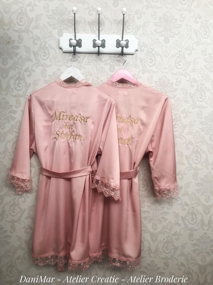 Halat mireasa personalizat prin broderie - DaniMar