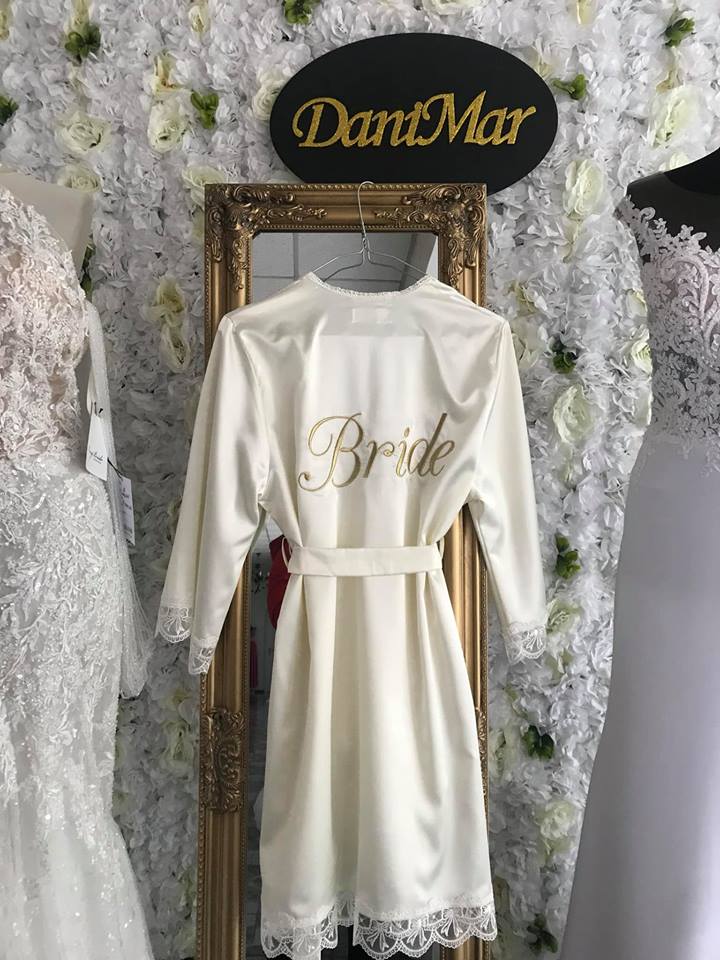 Halat mireasa personalizat prin broderie - DaniMar