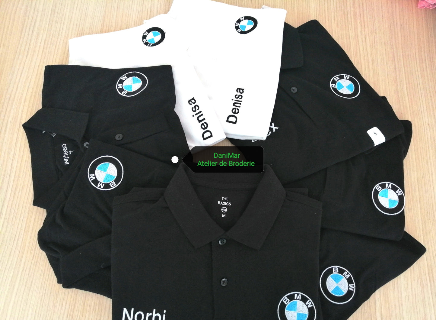 Tricou polo cu sigla BMW - DaniMar