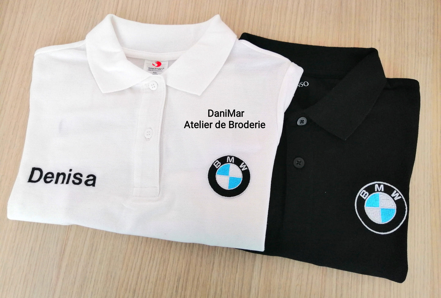 Tricou polo cu sigla BMW - DaniMar