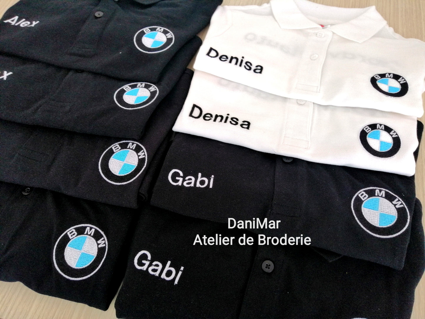 Tricou polo cu sigla BMW - DaniMar