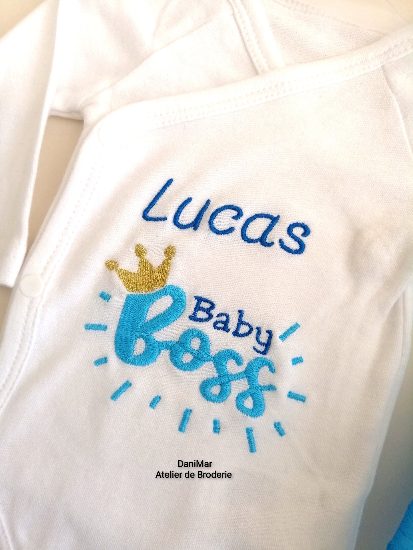 Body nou nascuti personalizat prin broderie - DaniMar