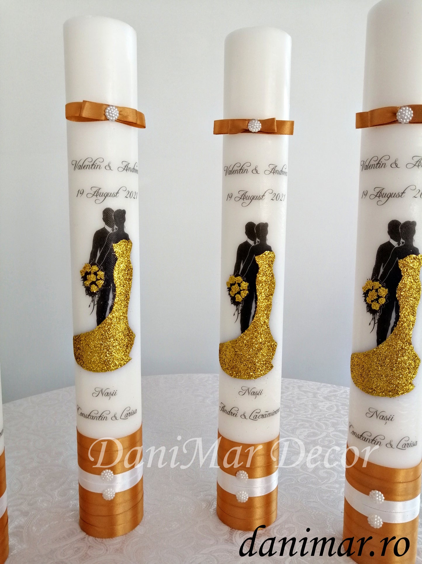 Lumanari de nunta personalizate 01