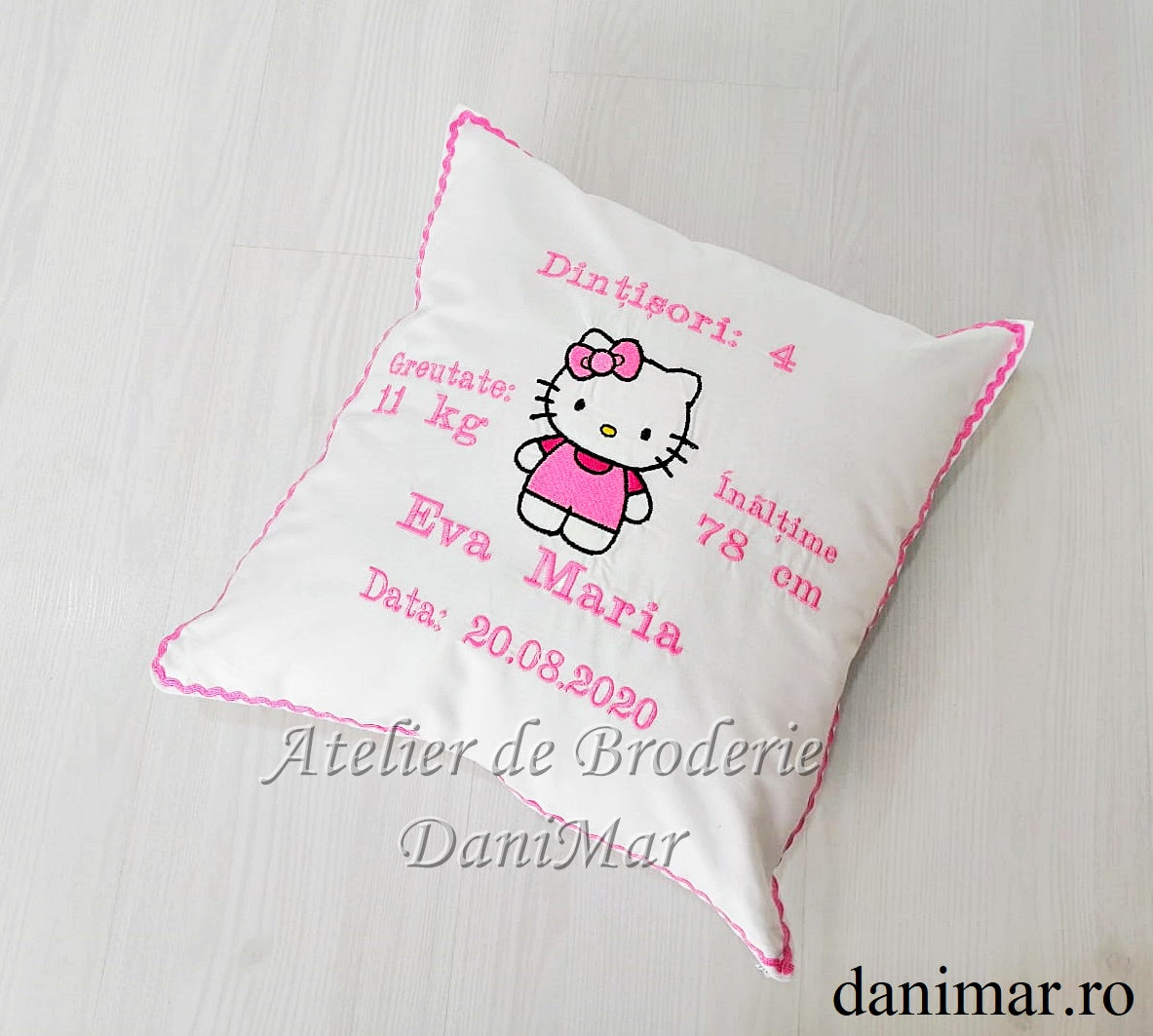 Pernă personalizată - 1 an - DaniMar