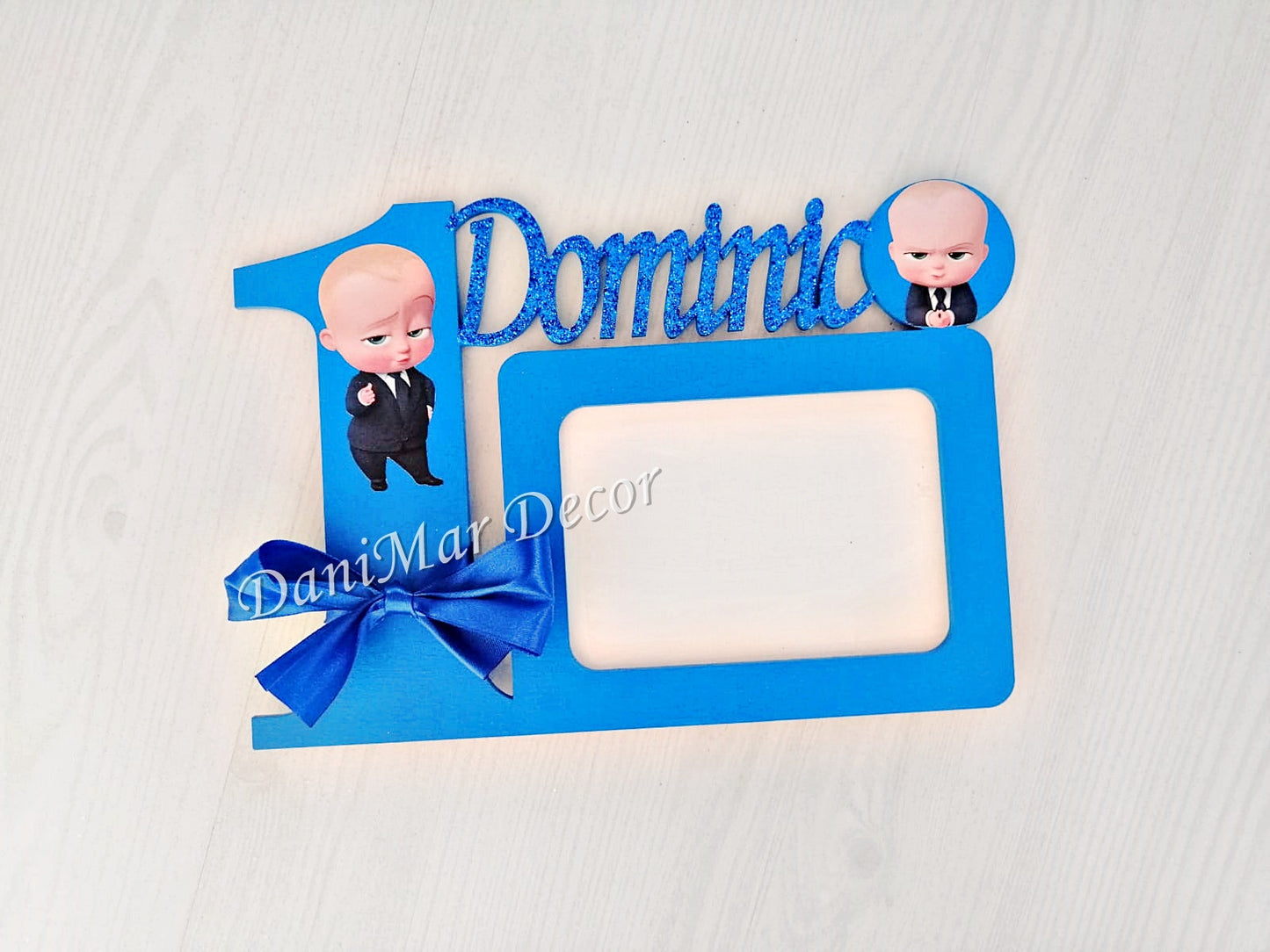 Rama foto personalizata - tematica Baby Boss - DaniMar