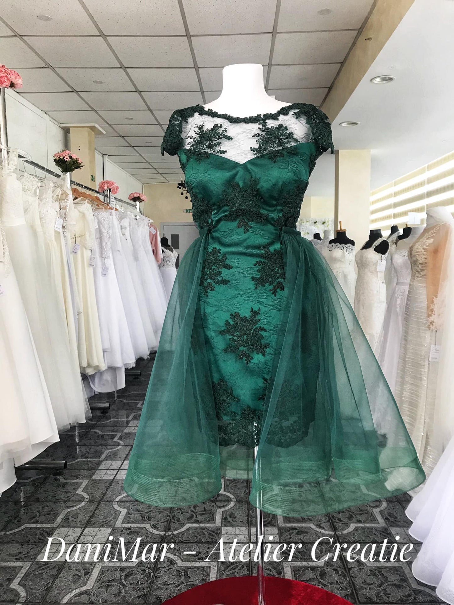 Rochie de ocazie 3 in 1 din dantela - DaniMar