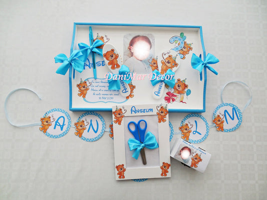 Set tavita mot baietei - tematica ursuleti - DaniMar