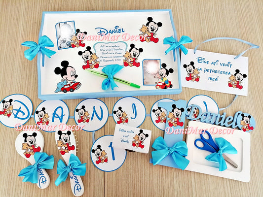 Set tavita mot baietel - Baby Mickey Mouse cartoon - DaniMar