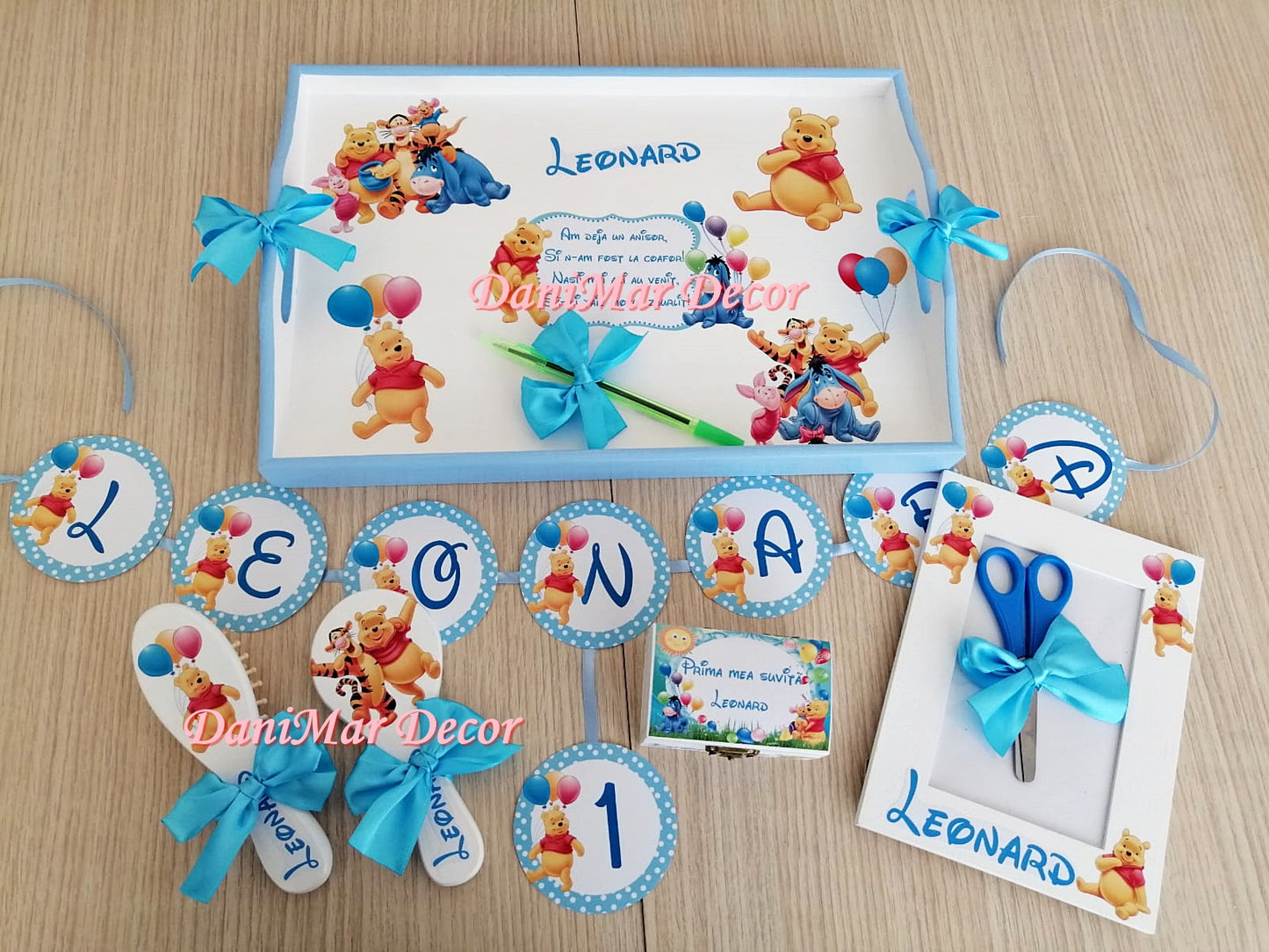 Set tavita mot baietel - Winnie the Pooh - DaniMar