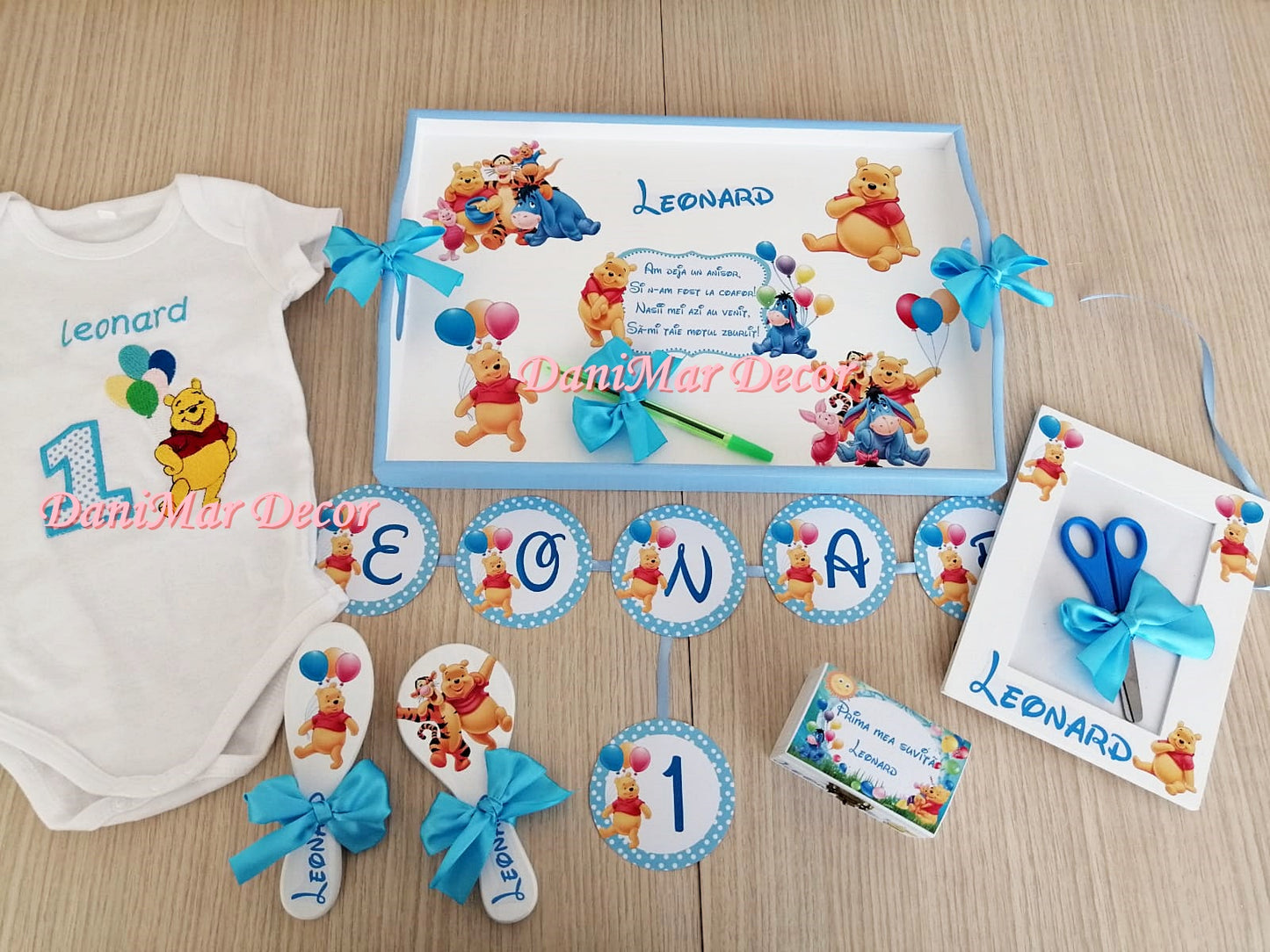 Set tavita mot baietel - Winnie the Pooh - DaniMar