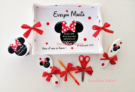 Set tavita mot fetite - tematica Minnie Mouse - DaniMar