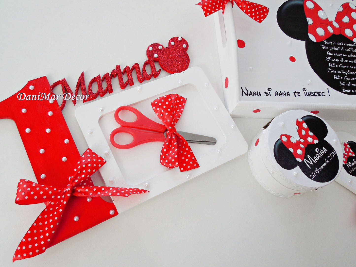 Set tavita mot fetite - Minnie Mouse - DaniMar