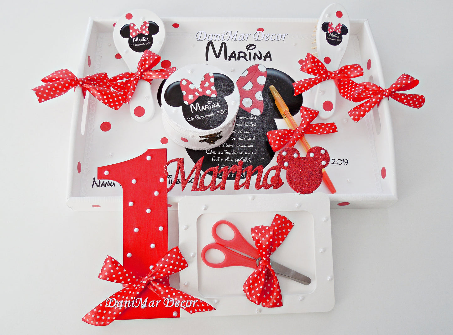 Set tavita mot fetite - Minnie Mouse - DaniMar