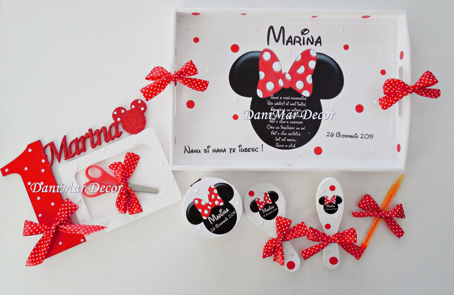 Set tavita mot fetite - Minnie Mouse - DaniMar