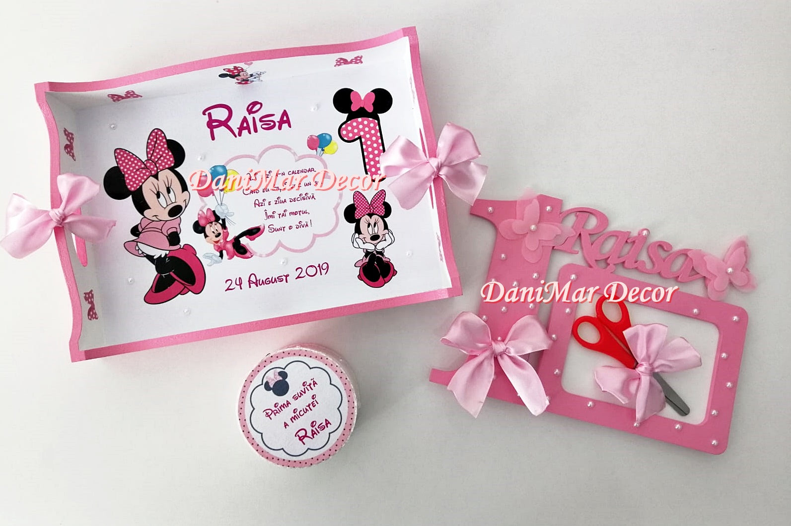 Set tavita mot fetite - tematica Minnie Mouse - DaniMar