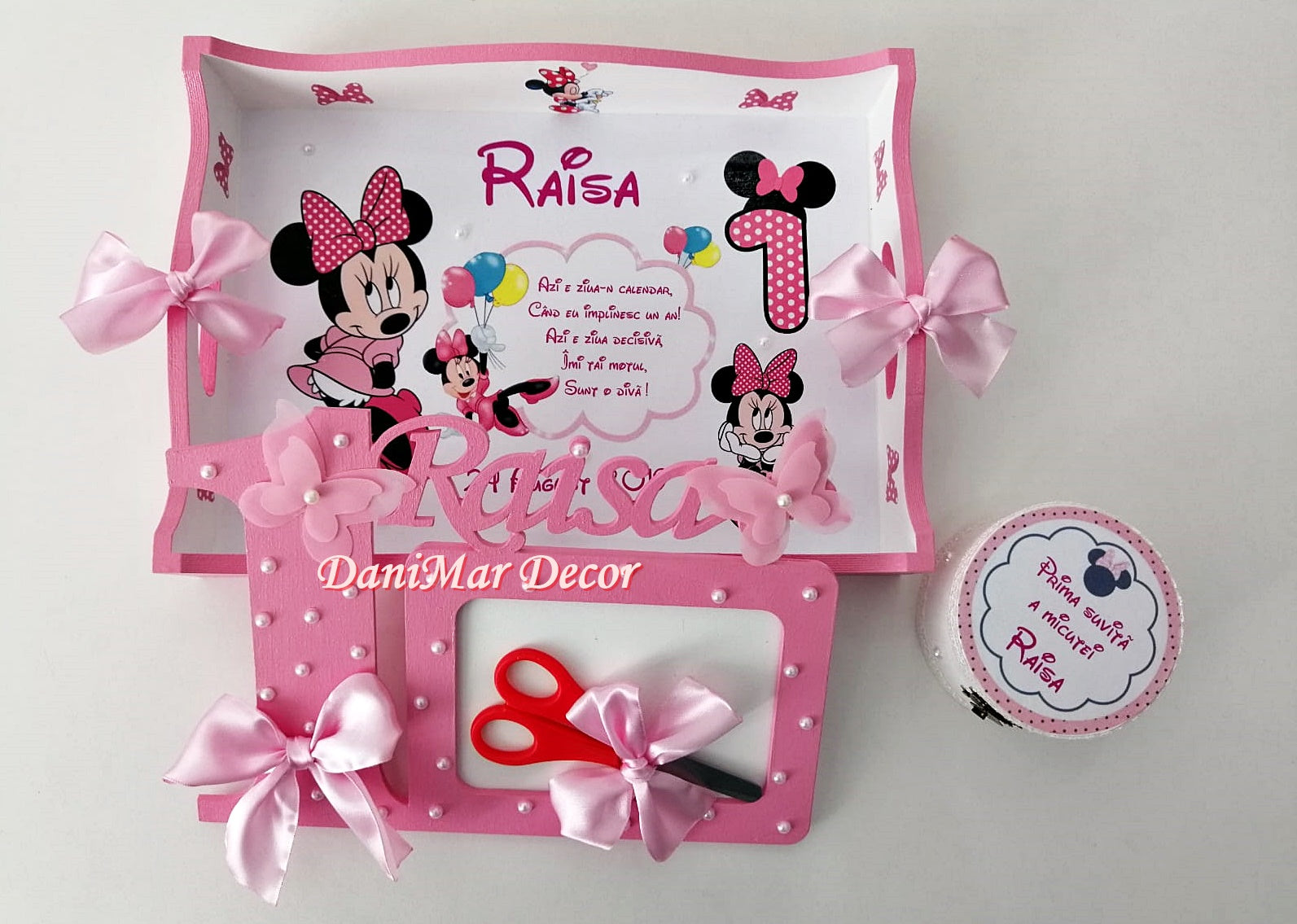 Set tavita mot fetite - tematica Minnie Mouse - DaniMar