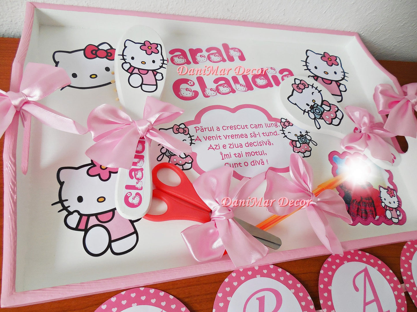 Set tavita mot fetita - tematica Hello Kitty - DaniMar