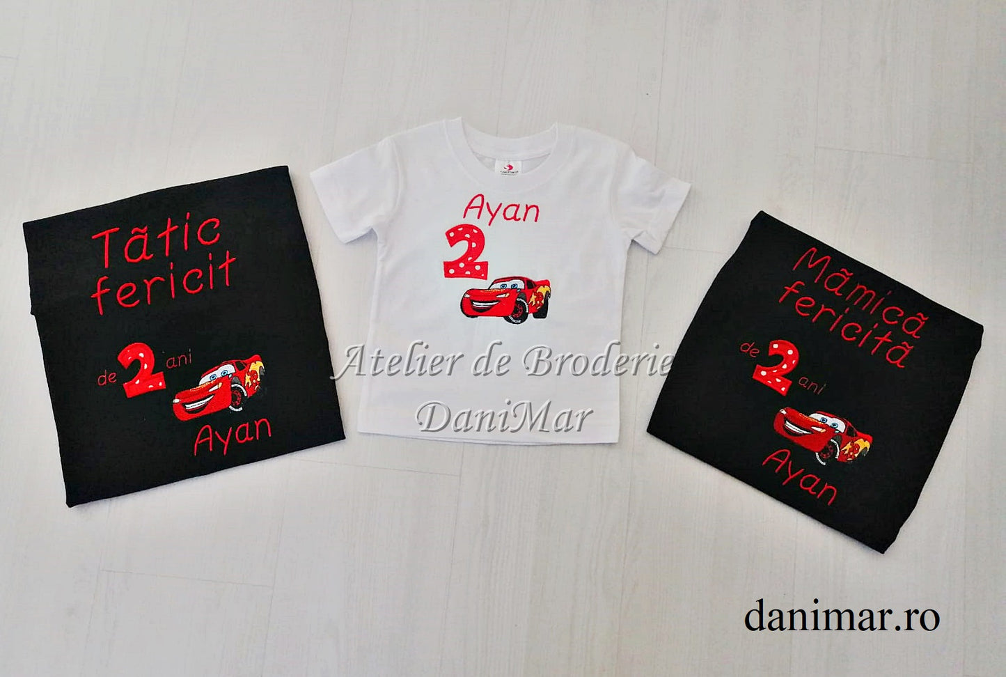 Set tricouri familie - tematica Cars 02