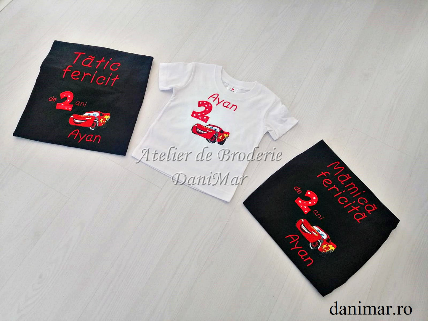 Set tricouri familie - tematica Cars 02