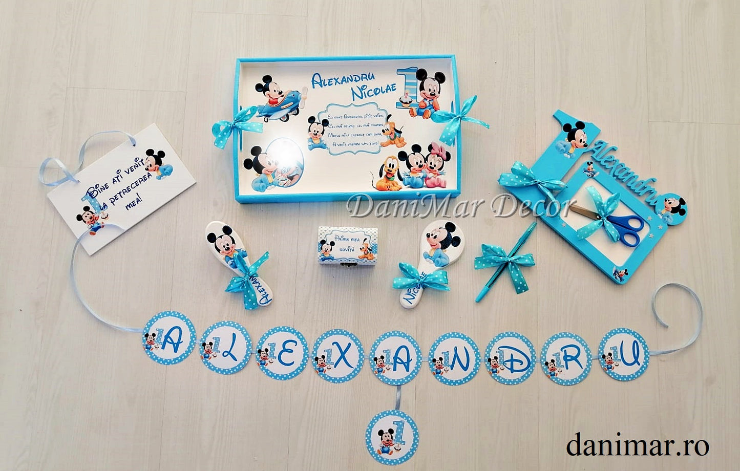 Set tavita mot baietel - Baby Mickey Mouse 10 - DaniMar