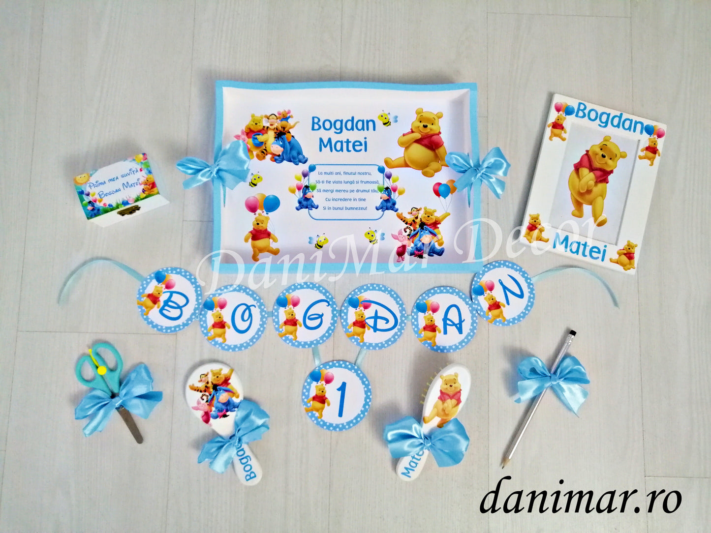 Set tavita mot baietei - Winnie the Pooh 04 - DaniMar
