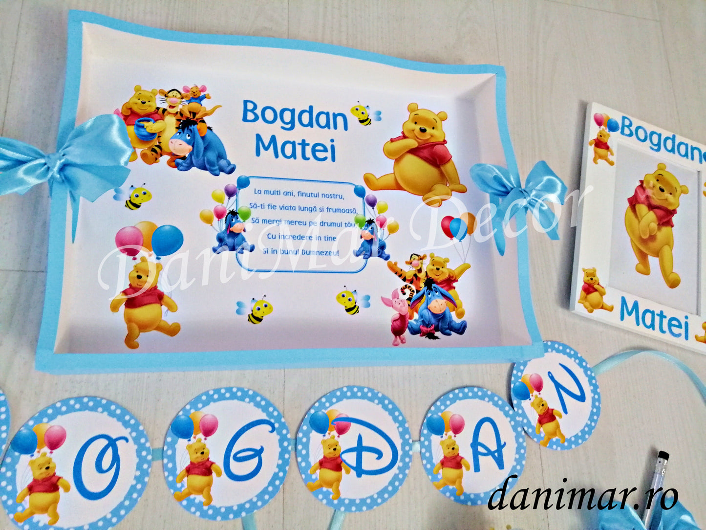 Set tavita mot baietei - Winnie the Pooh 04 - DaniMar