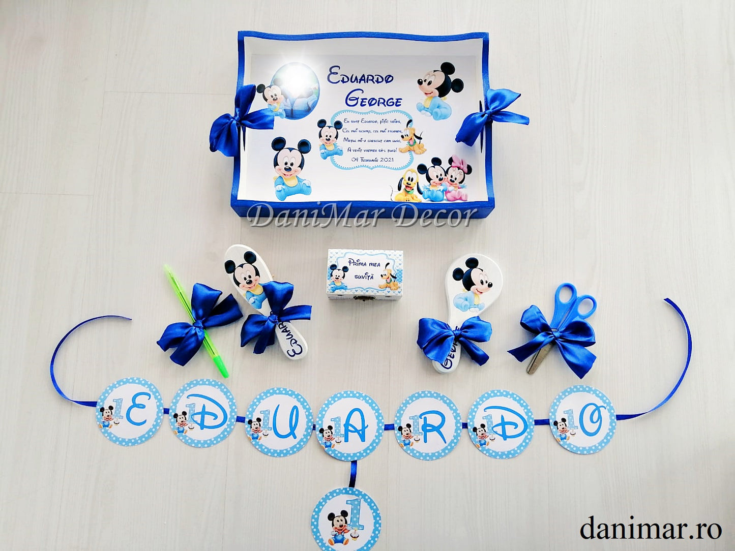Set tavita mot baietel - Baby Mickey Mouse 09 - DaniMar