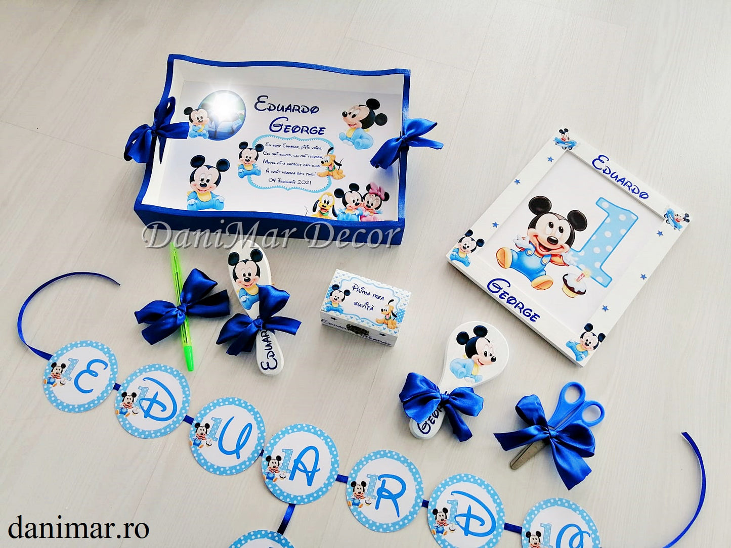 Set tavita mot baietel - Baby Mickey Mouse 09 - DaniMar