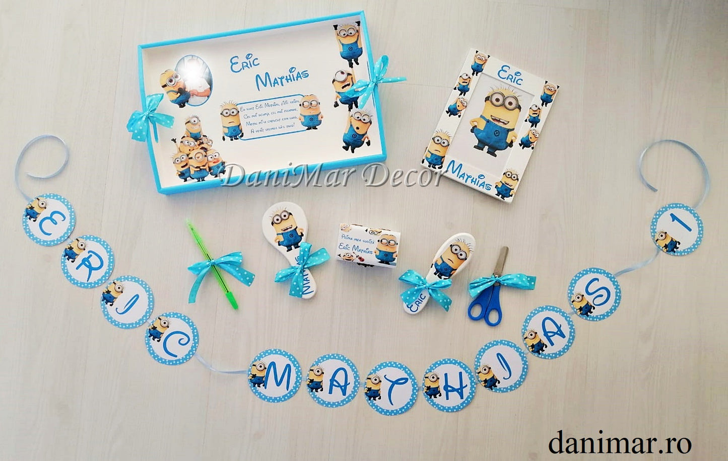 Set tavita mot baietel - Minions - DaniMar