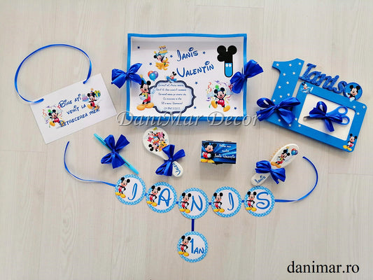 Set tavita mot baietel- tematica Mickey Mouse 04 - DaniMar