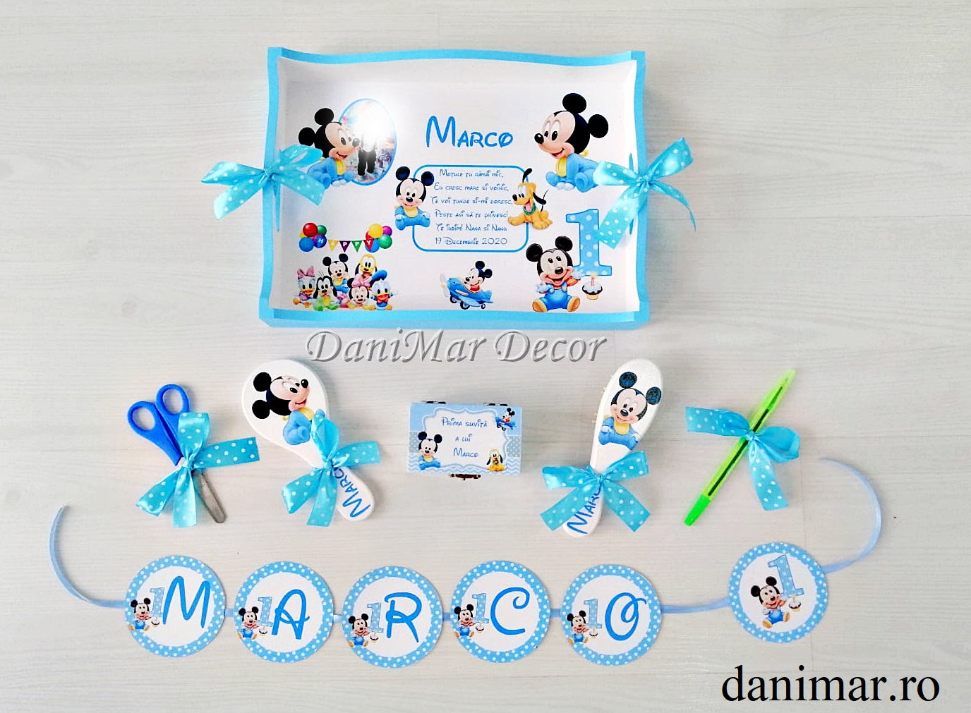 Set tavita mot baietel - Baby Mickey Mouse 10 - DaniMar