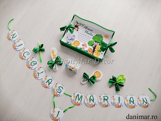 Set tavita mot baietel - Safari Animals 02 - DaniMar