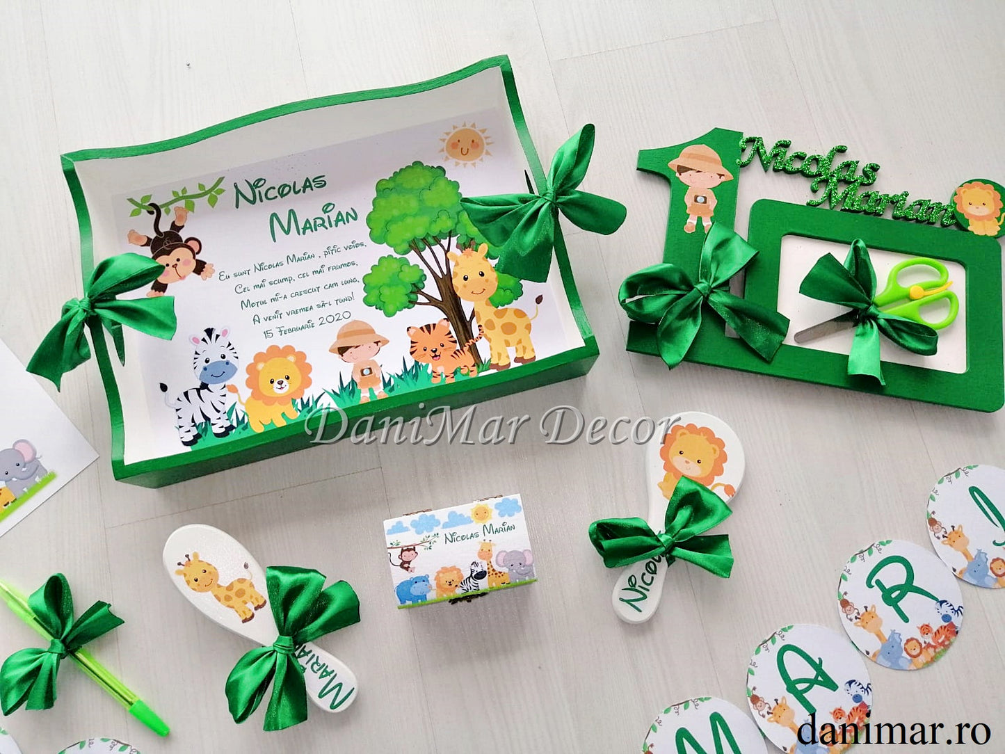 Set tavita mot baietel - Safari Animals 01 - DaniMar