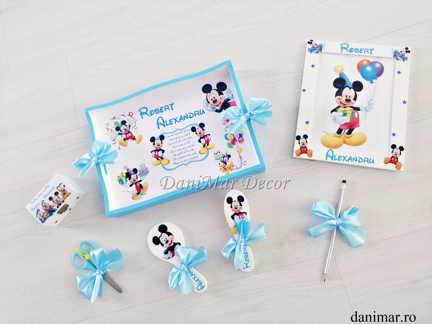 Set tavita mot baietei - tematica Mickey Mouse 01 - DaniMar