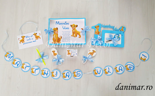 Set tavita mot baietel - tematica Lion King 02