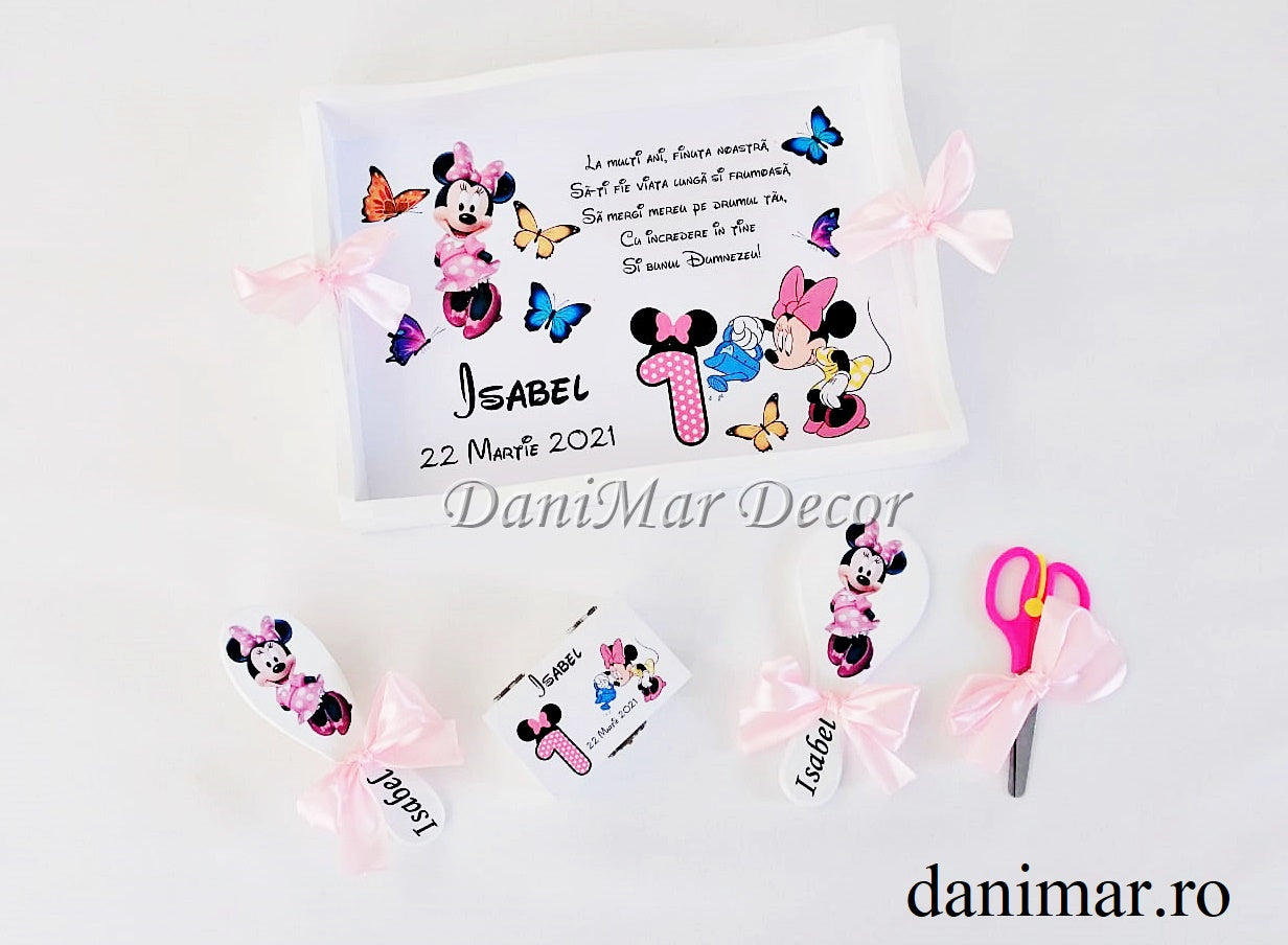 Set tavita mot fetite -tematica Minnie Mouse 02 - DaniMar