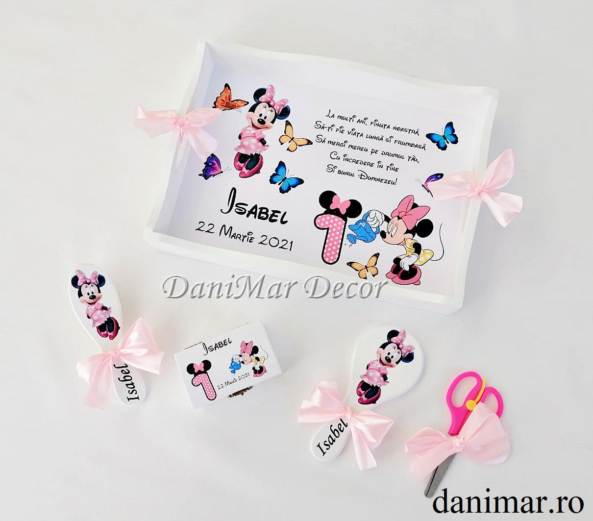 Set tavita mot fetite -tematica Minnie Mouse 02 - DaniMar