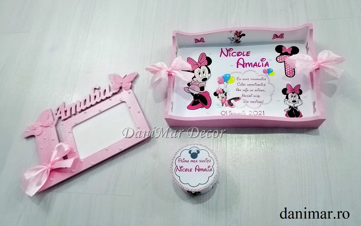 Set tavita mot fetite - tematica Minnie Mouse 03 - DaniMar