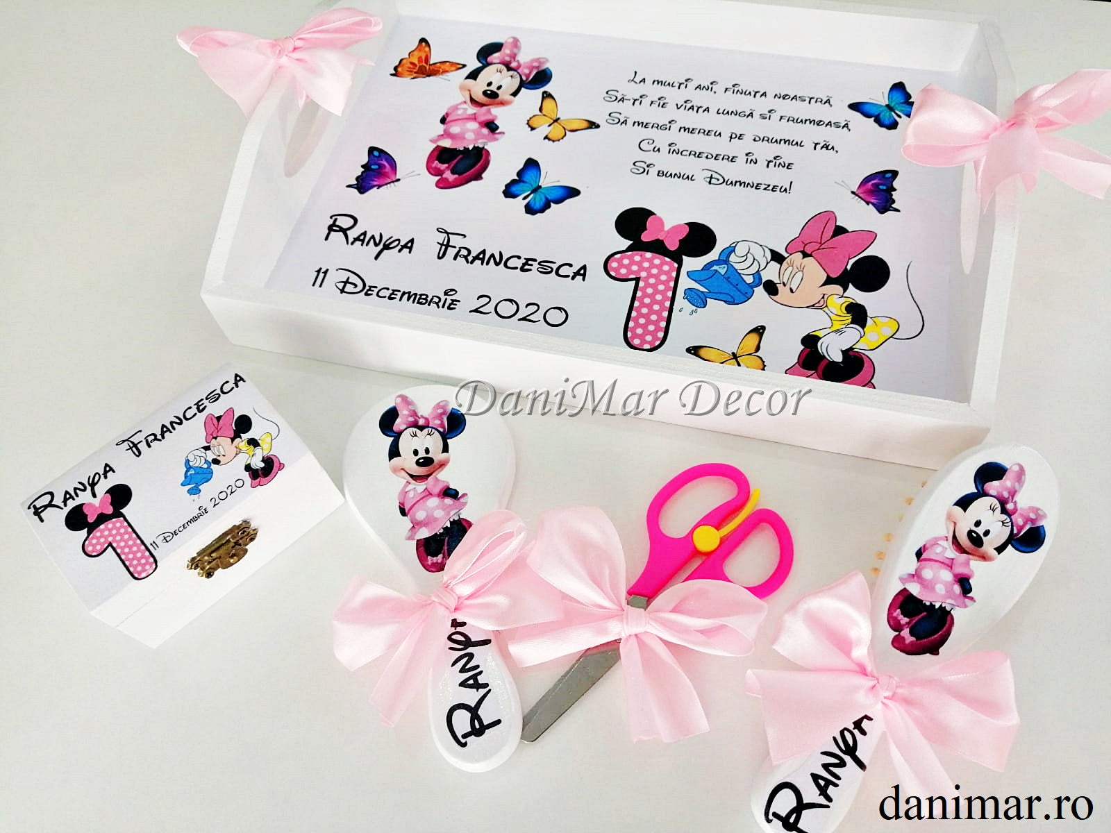 Set tavita mot fetite -tematica Minnie Mouse 02 - DaniMar