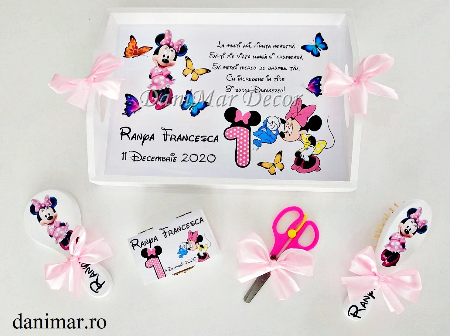 Set tavita mot fetite -tematica Minnie Mouse 02 - DaniMar