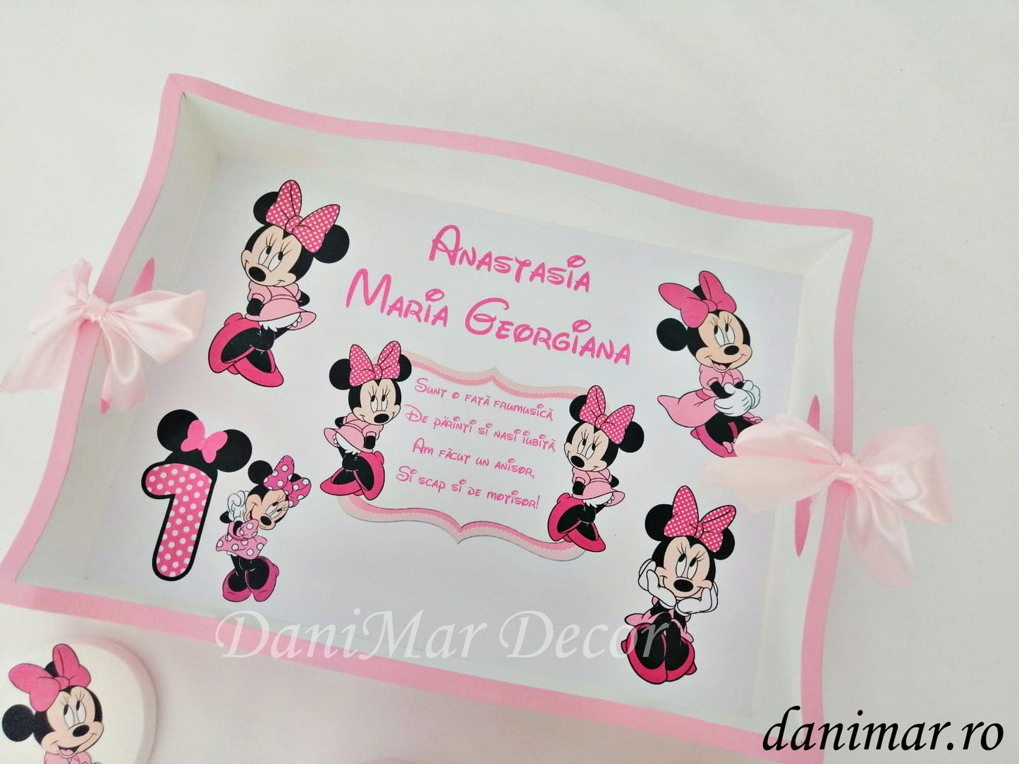 Set tavita mot fetite - tematica Minnie Mouse 13 - DaniMar