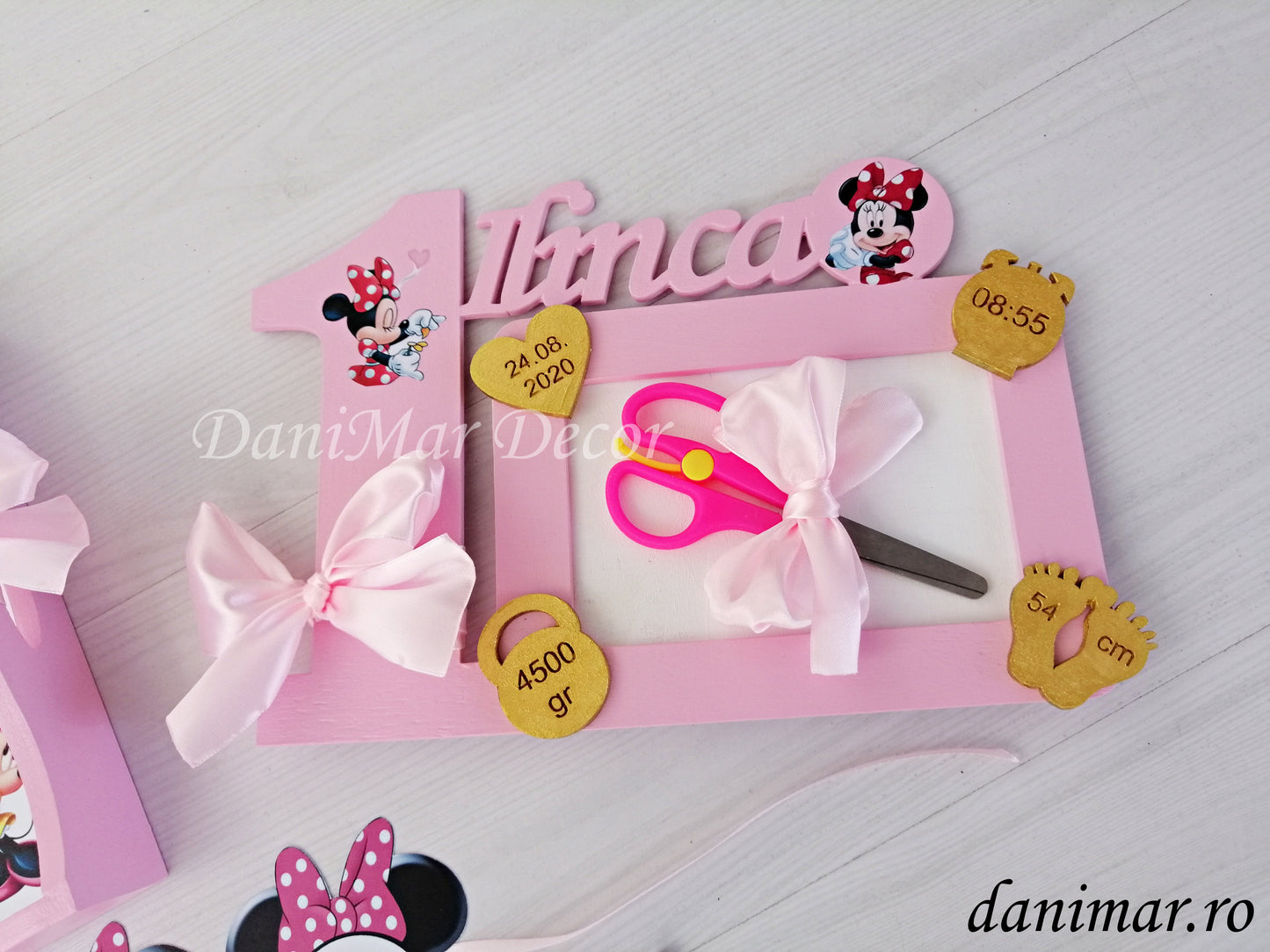Set tavita mot fetita - tematica Minnie Mouse 09 - DaniMar