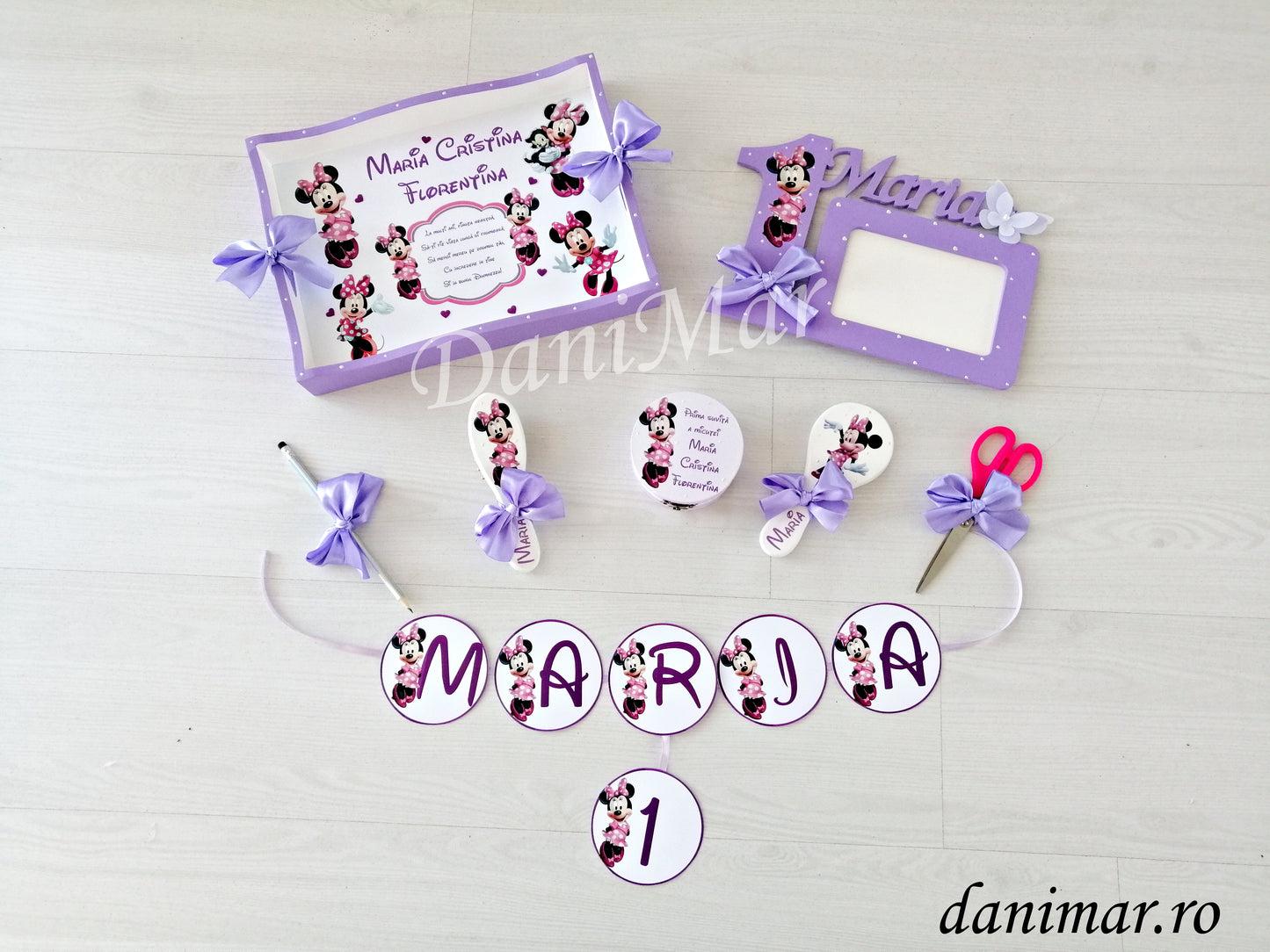 Set tavita mot fetita - tematica Minnie Mouse 19 - DaniMar