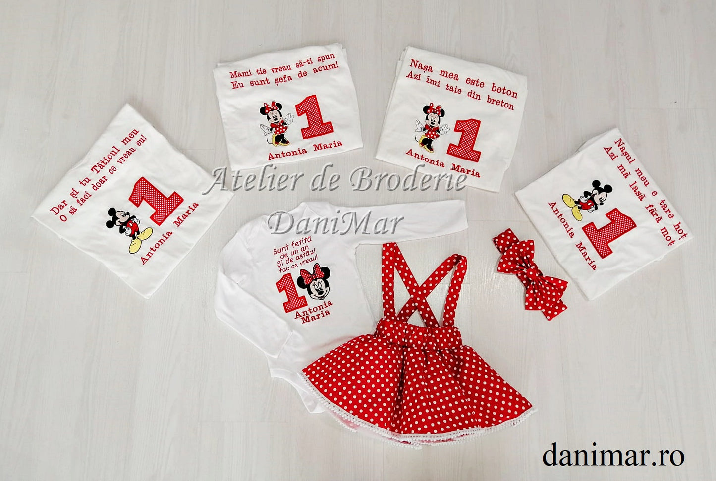 Set aniversar fetita - Minnie Mouse - DaniMar