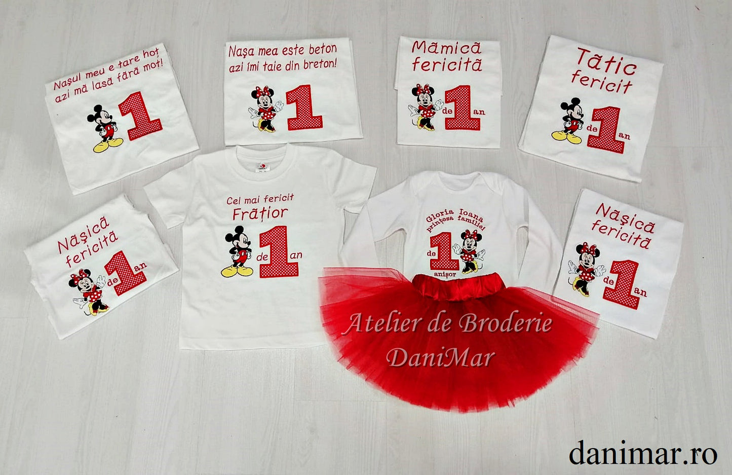 Set aniversar fetita - Minnie Mouse - DaniMar