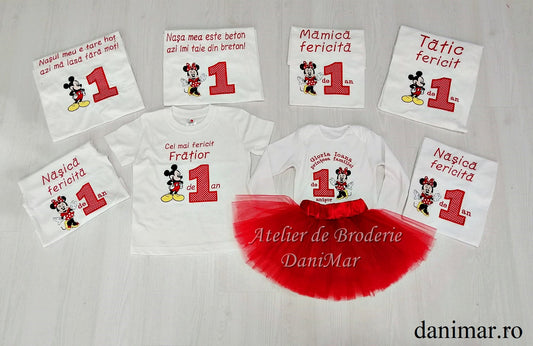 Set aniversar fetita - Minnie Mouse - DaniMar 