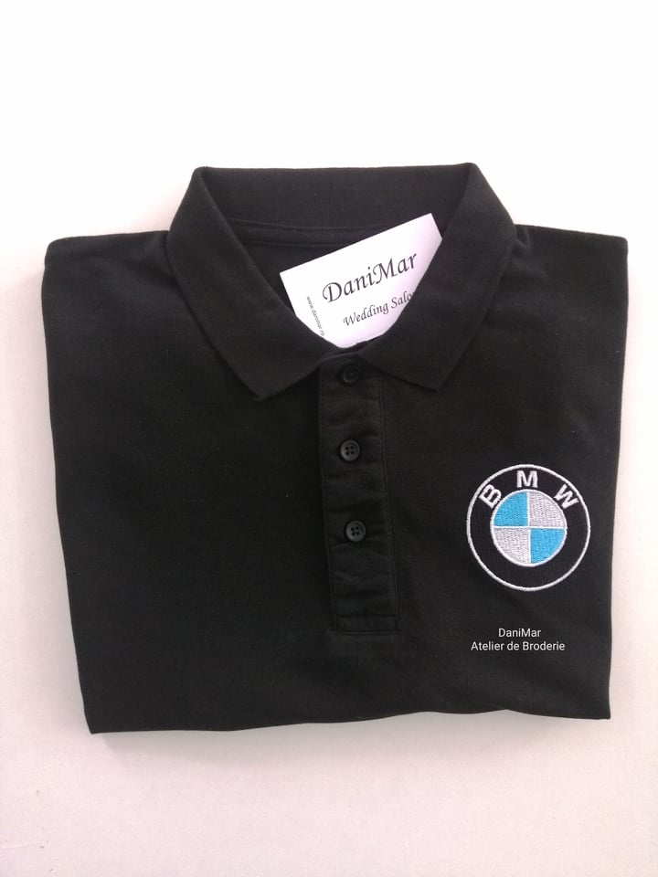 Tricou polo cu sigla BMW - DaniMar