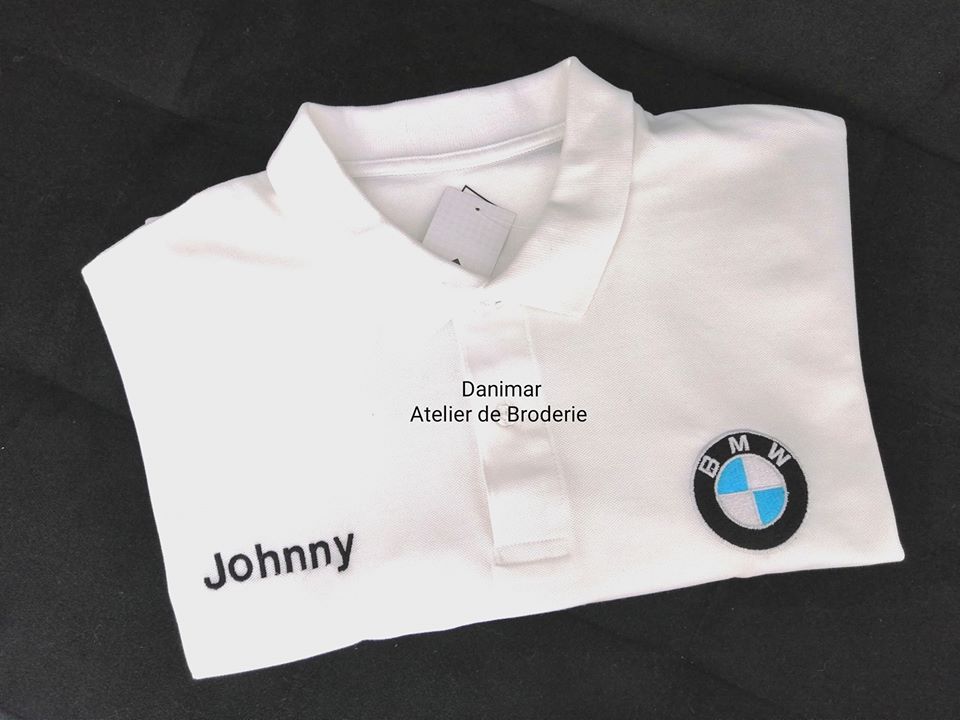 Tricou polo cu sigla BMW - DaniMar